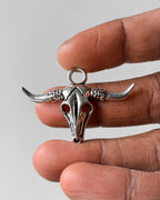 Bull skull charm - 5 pc