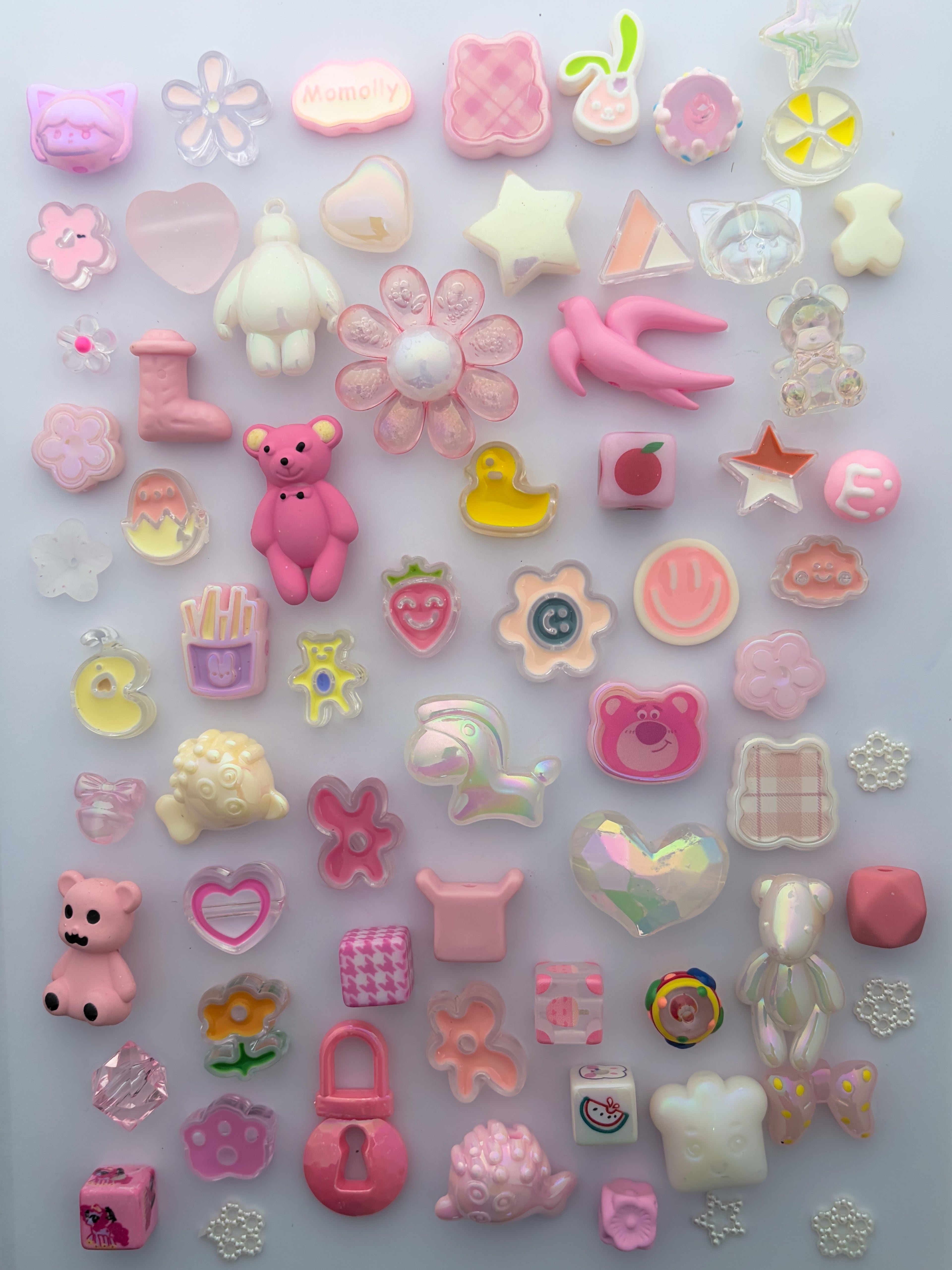 Pink bead soup - 500 grams
